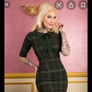 Unique vintage pencil dress